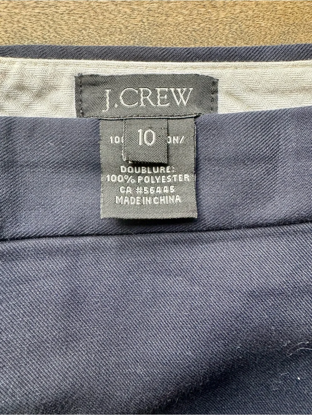 J. Crew Navy Pencil Skirt